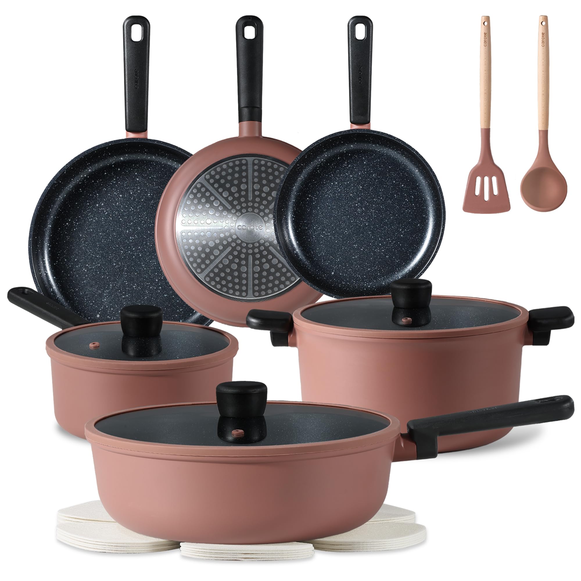 Rossette Granite Cookware Set